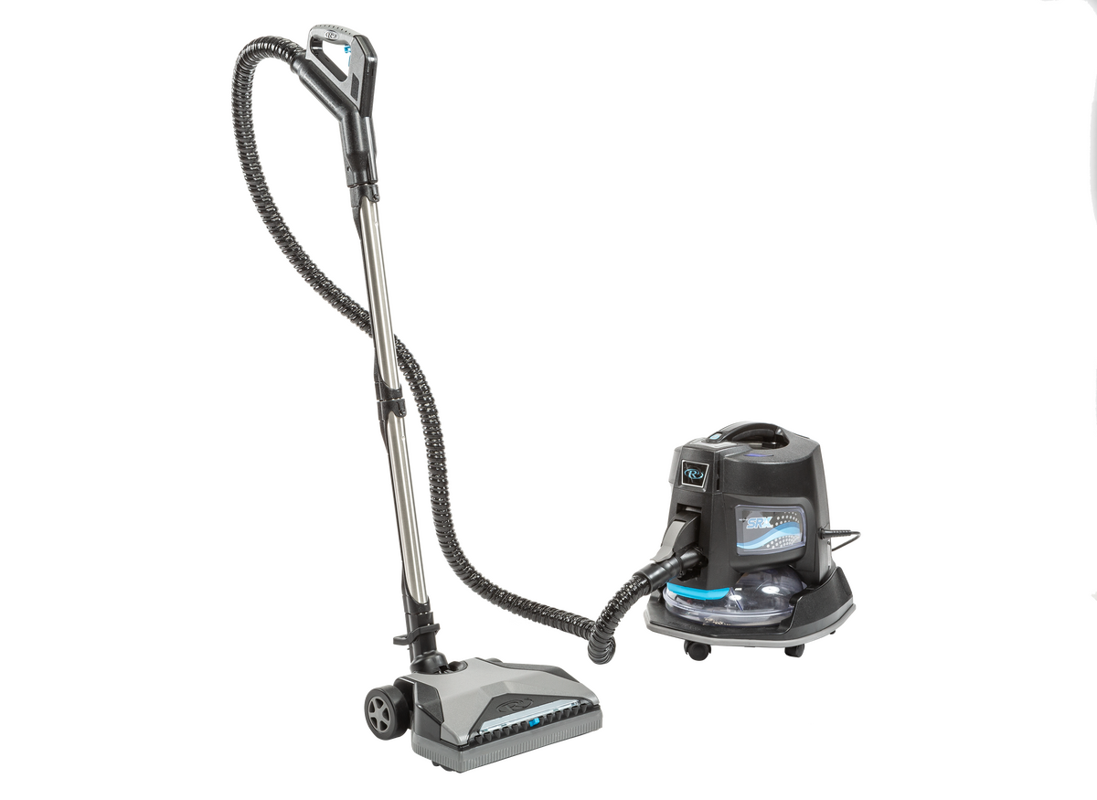 Water filtration canister vacuum model family